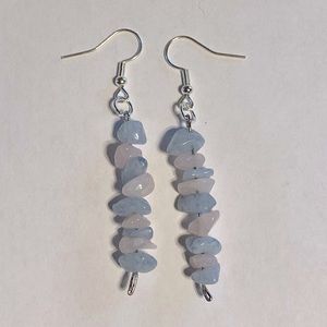 Handmade stone earrings